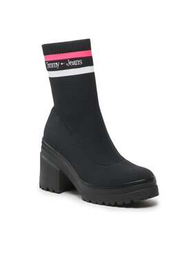 Tommy Jeans Tommy Jeans Aulinukai Knitted Boot EN0EN02061 Juoda