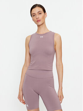 Under Armour Under Armour топ Ua Train Seamless Tank 1379148 Виолетов Fitted Fit