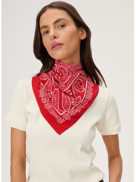 LEBRAND LEBRAND Chusta Bandana Czerwony