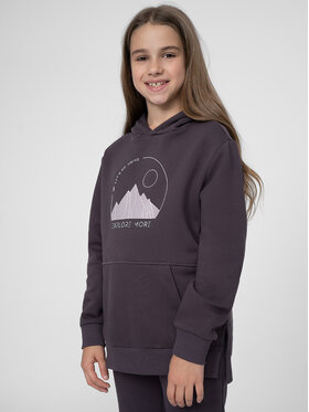4F 4F Mikina 4FJSS23TSWSF277 Fialová Regular Fit