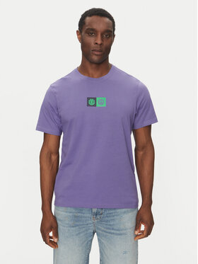 Element Element T-Shirt ELYZT00492 Fioletowy Regular Fit