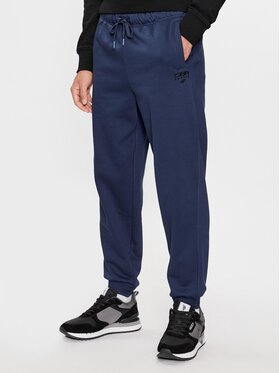 4F 4F Jogginghose 4FAW23TTROM466 Dunkelblau Regular Fit