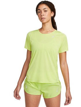 Nike Nike T-Shirt Dri-FIT Race Żółty Regular Fit