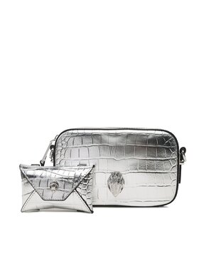 Kurt Geiger Kurt Geiger Torebka Shoreditch Sm Camera Bag 8475663409 Srebrny