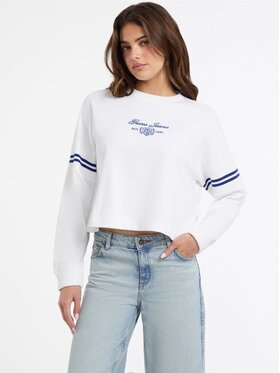 Guess Jeans Guess Jeans Bluza 178892 Biały Classic Fit