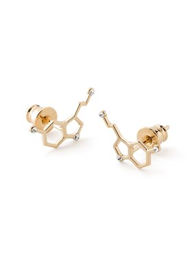 Giorre Giorre Kolczyki Serotonina 4999_18341 Żółte złocenie