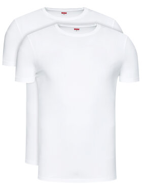 Levi's® Levi's 2 marškinėlių komplektas 905055001 Balta Regular Fit