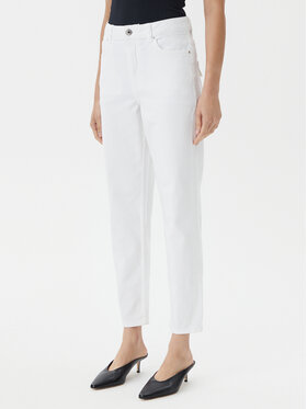 Fracomina Fracomina Jeansy FP25SVD005W77001 Biały Carrot Fit