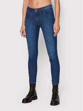 Wrangler Wrangler Jeansy W28KXR44P 112144781 Granatowy Skinny Fit