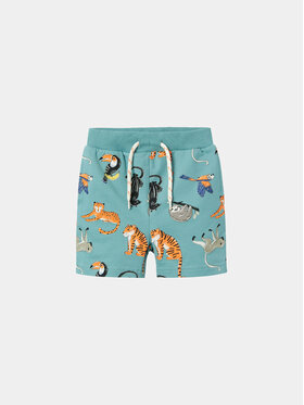 NAME IT NAME IT Sportshorts Ditmar 13228541 Grün Regular Fit