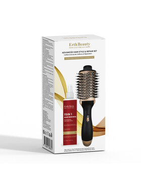 Erthskin London Erthskin London Zestaw do włosów: Profesjonalna szczotka + 15-w-1 spray 100 ml Ozdoby do włosów
