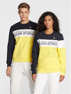 Le Coq Sportif Le Coq Sportif Bluza Unisex Saison 2 Crew 2220297 Żółty Regular Fit