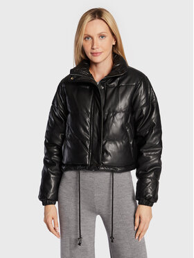 Glamorous Glamorous Műbőr dzseki KA6943 Fekete Regular Fit