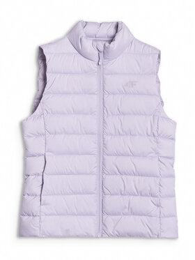 4F 4F Kamizelka BASIC+ Fioletowy jasny Slim Fit