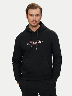 Guess Jeans Guess Jeans Μπλούζα M4YQ23 K9V31 Μαύρο Classic Fit