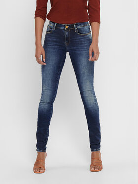 ONLY ONLY Blugi Shape 15159137 Bleumarin Skinny Fit