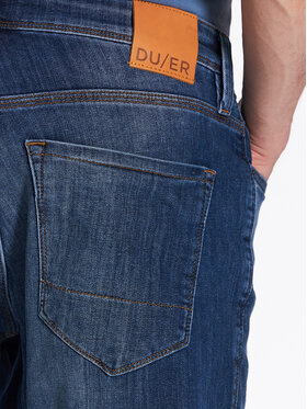 Duer Jeans Kratke Hlače MSLS4505 Mornarsko Modra Regular Fit