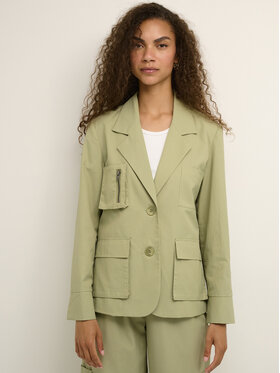 Karen by Simonsen Karen by Simonsen Сако Henley 10104315 Зелен Regular Fit