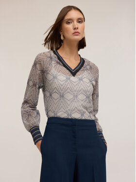 Motivi Motivi Cardigan M033W003730N0S1 Grigio Regular Fit