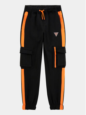 Guess Guess Jogginghose L4RQ14 KB212 Schwarz Relaxed Fit