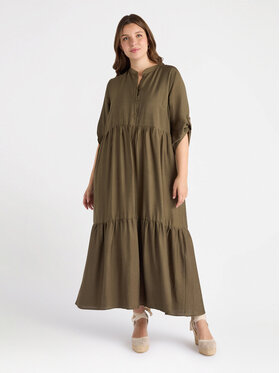 Fiorella Rubino Fiorella Rubino Abito da sera 7046T101729N035 Verde A-Line Fit