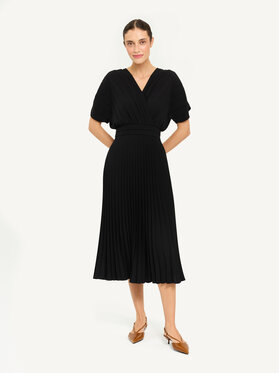 KMX KMX Sukienka koktajlowa 923860007 Czarny Flare Fit