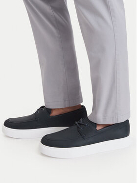 Calvin Klein Calvin Klein Īsi apavi Hybrid Clean Boat Shoe Lth HM0HM02233 Tumši zils