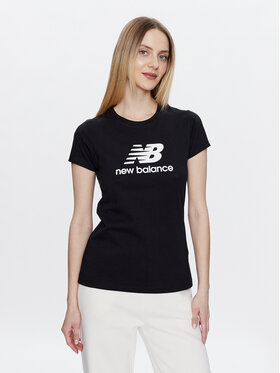 New Balance New Balance T-shirt Essentials Stacked Logo WT31546 Crna Athletic Fit