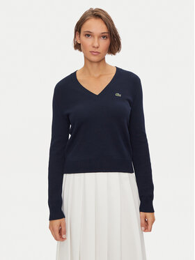 Lacoste Lacoste Džemper AF3324 Tamnoplava Regular Fit