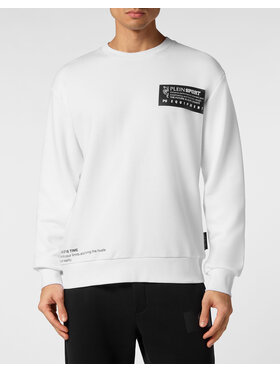 Plein Sport Plein Sport S dlouhým rukávem 14281 Bílá Regular Fit