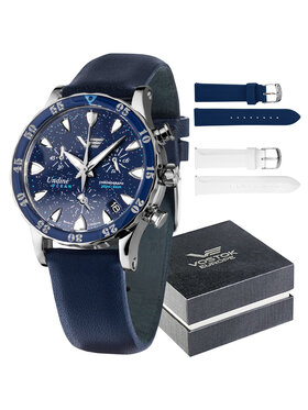 Vostok Europe Vostok Europe Zegarek VK68-515A756 Niebieski