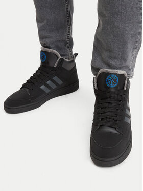 adidas adidas Sneakers Rapid Court Mid Winterized JR0170 Negru