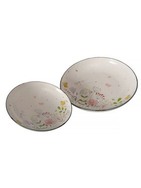 MIAhome MIAhome Komplet talerzy ceramicznych 2 szt. SOGEN Biały