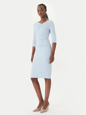 Rinascimento Rinascimento Abito da cocktail CFC0127699003 Celeste Slim Fit