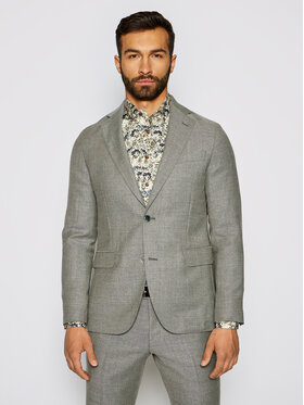 Oscar Jacobson Oscar Jacobson Marynarka Egel 3363 5027 Beżowy Slim Fit