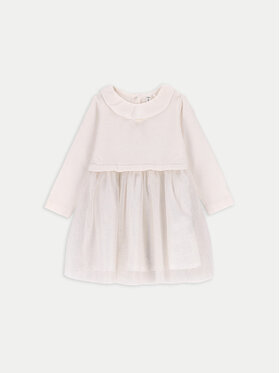 Coccodrillo Coccodrillo Трикотажна сукня ZC4129402EBG Écru Regular Fit