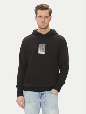 Calvin Klein Jeans Calvin Klein Jeans Μπλούζα Brush Stroke J30J327525 Μαύρο Regular Fit