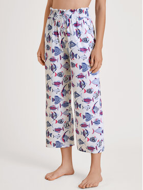 Calida Calida Bavlnené nohavice 28537 Modrá Comfortable Fit
