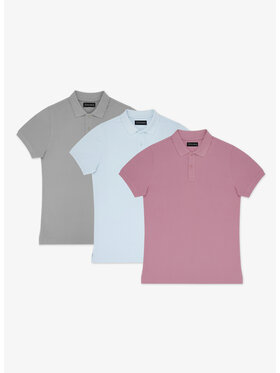 Pako Lorente Pako Lorente Komplet 3 koszulek polo P25SF-TX-003 Kolorowy Classic Fit