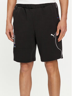 Puma Puma Pantaloni scurți sport BMW MMS 624148 Negru Regular Fit