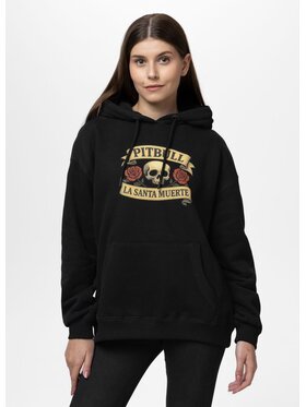 PITBULL PITBULL Bluza LA SANTA MUERTE Czarny Regular Fit