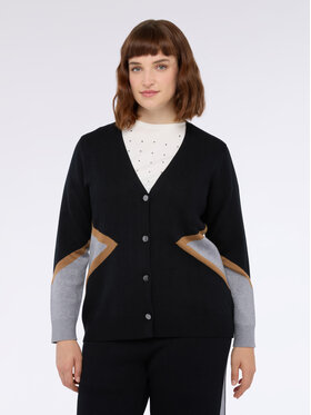 Fiorella Rubino Fiorella Rubino Cardigan M740L008124N0S3 Nero Regular Fit
