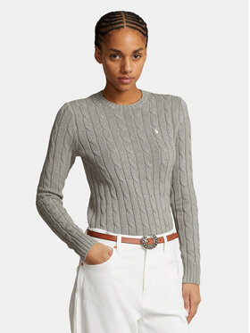 Polo Ralph Lauren Polo Ralph Lauren Svetr Julianna 211943903001 Šedá Regular Fit