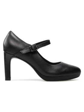 Clarks Clarks Pusbačiai Ambyr Shine 261577844 Juoda