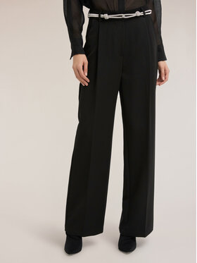 Motivi Motivi Pantaloni di tessuto P253Q003864N0Z3 Nero Over Fit