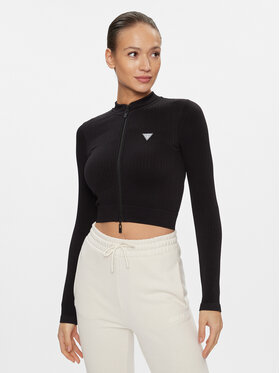 Guess Guess Mikina V4RP01 Z3CC0 Černá Slim Fit
