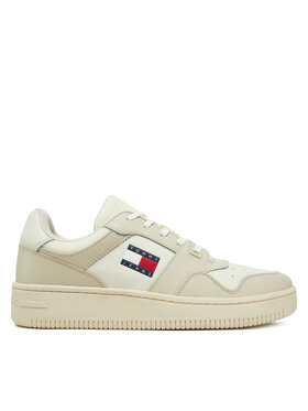 Tommy Jeans Tommy Jeans Sneakersy Tjm Retro Basket Ess EM0EM01395 Écru