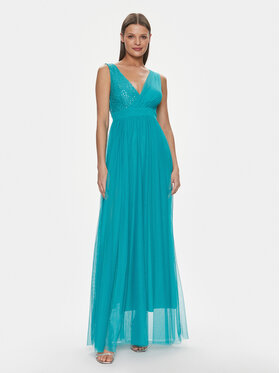 Rinascimento Rinascimento Rochie de seară CFC0117528003 Turcoaz Regular Fit