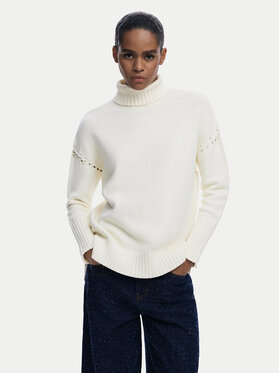 Desigual Desigual Garbó Vantaa 25WWJF11 Fehér Relaxed Fit