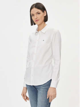 Gant Gant Košulja Slim Stretch Oxford 4300141 Bijela Slim Fit